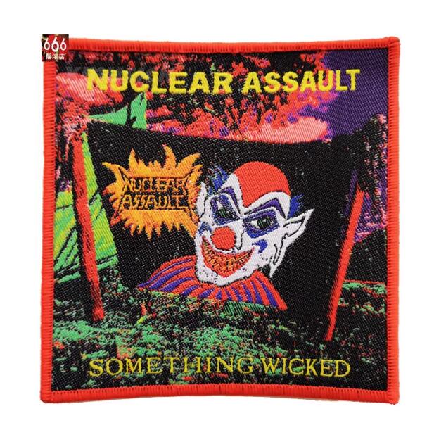 NUCLEAR ASSAULT 官方原版布标 Something Wicked (Woven Patch)